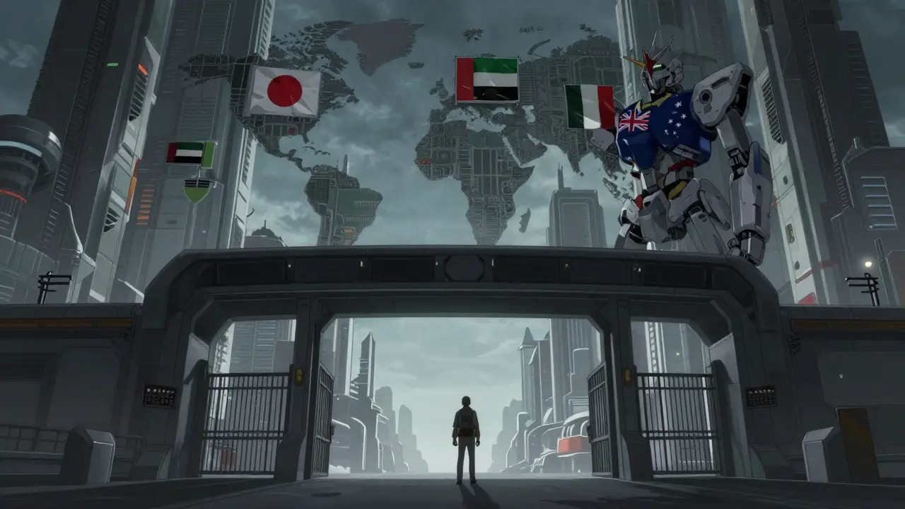 Traveler facing complex international border regulations