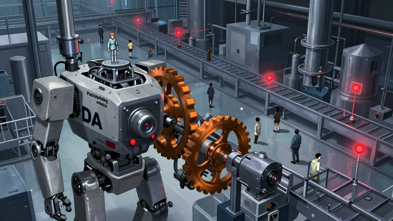 Industrial assembly line metaphor for FDA drug safety monitoring and clinical trials